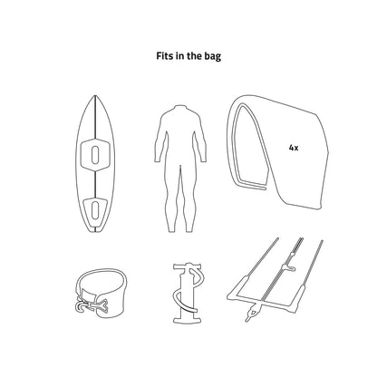 Prolimit Surf/Kitesurf Boardbag Performance Double